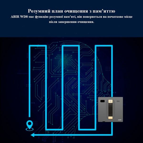 Робот для миття вікон ABIR WD8 ABIR_WD8_black фото