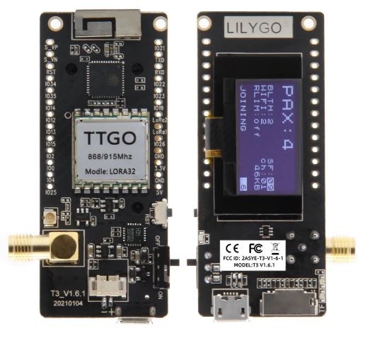 Плата розробника LILYGO ESP32 і LoRa SX1276 433МГц esp32_lilygo_lora фото